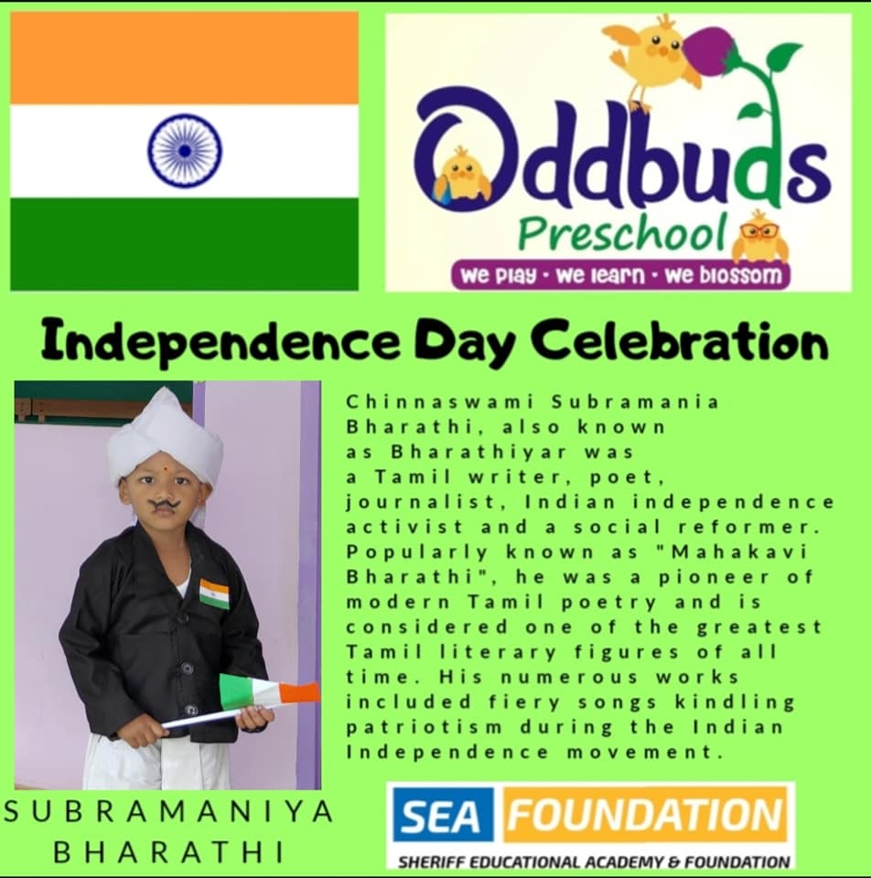 75th Independence day celebration - Oddbuds Preschool